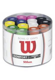 Grip Padel Wilson Overgrip Perforado Blanco Shockout Para Pala Padel 5pzs  Overgrip Padel