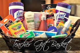 They also make great raffle prizes! Teacher Gift Ideas On A Budget Teacher Gift Baskets Teacher Gifts Diy Teacher Gifts