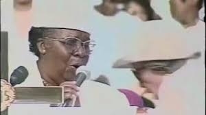Mother Willie Mae Rivers and Mother Elsie Shaw Praise Break 1995!  Remembering our Legend