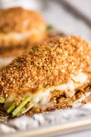 Put chicken in a dish with an egg or 2 so the panko breading and parmesan cheese stick. Asparagus Stuffed Chicken Breasts Baking Mischief