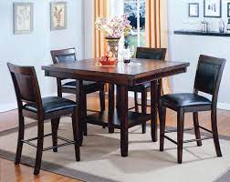 Crown Mark Fulton Counter Height Table With Lazy Susan And Upholstered Chair Set Royal Furniture Pub Table And Stool Sets