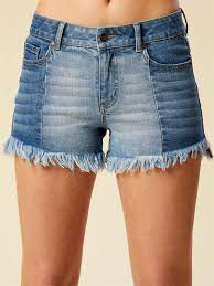Two Tone Denim Shorts Altar D State