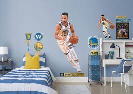 Stephen Curry Fathead Wall Decal Golden State Warriors Bedroom Boy Sports Bedroom Basketball Bedroom