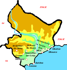 Nice la commune ayant la plus. Carte Camping Alpes Maritimes Les Rives Du Loup