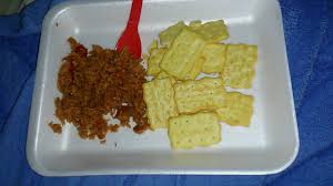 Name chicken/orange/cream flavor cracker biscuit itemno. My Friend Served Me Thai Tuna With Chicken Biscuits Favored Crackers Today For Lunch Shittyfoodporn