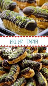 Teremyagli Pastanelere Tas Cikaran Ekler Nefis Yemek Tarifleri Yemek Tarifleri Yemek Pastaneler