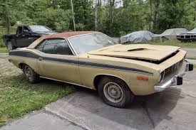 Image result for Honey Gold 1973 Barracuda
