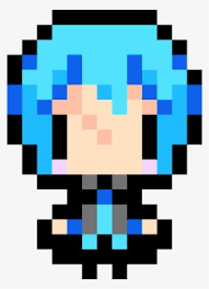 Images logo pixel art facile. Pixel Chibi Hatsune Miku Pixel Art Facile Nourriture Transparent Png 1900x2200 Free Download On Nicepng