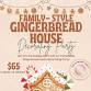Gingerbread house decorating party event image