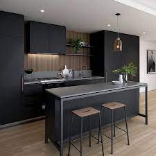Kitchen design ideas photo galleries pinterest logo png. 14 Amazing Color Schemes For Kitchens With Dark Cabinets Black Kitchen Decor Modern Kitchen Cabinet Design Contemporary Kitchen Design