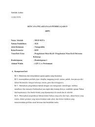 Kumpulan rpp kelas ix smplb tunagrahita by. Rpp Tunagrahita Kelas 2 Masnurul