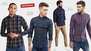 Chemise homme bleue doublure pied de poule (double retors). 18 Belles Chemises A Carreaux Pour Homme Look Hipster 2017