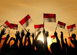 Indonesian patriotic background template with empty space for text, design, holidays, independence day. Dirgahayu Indonesia Ke 76 Tentang Kemerdekaan Yang Wajib Kamu Tahu Cashbac Com