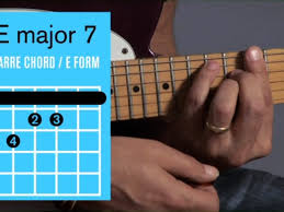 Guitar chords are a group of at least 3 notes played together, this means three different notes, i.e. How To Play An E Major 7 Barre Chord On Guitar Howcast