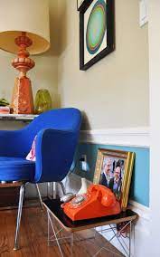 Paint Colors That Match This Apartment Therapy Photo Sw 6062 Rugged Brown Sw 6965 Hyper Blue Sw 6811 Honorable Blue Pretty House Interior Home Living Room