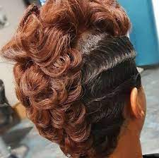 Waves And Curls By Nickeyg Herplacesalon Https Blackhairinformation Com Hairstyle Gallery Waves Curls Nickey Finger Wave Hair Hair Waves Short Hair Styles