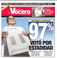 Resultado de imagen para plebiscito en puerto rico 2017