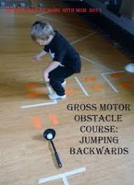 Adventures At Home With Mum Easy Gross Motor Obstacle Course Kids Obstacle Course Gross Motor Gross Motor Activities