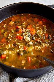 Authentic Italian Minestrone Soup Ifoodblogger Com Italian Recipes Authentic Italian Minestrone Soup Recipe Italian Soup Recipes