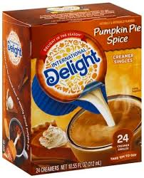 International delight pumpkin pie spice coffee creamer. International Delight Pumpkin Pie Spice Singles Coffee Creamer 24 Ea Nutrition Information Innit