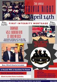 Plan the perfect trip, whether you have a week or just a weekend. First Integrity Mortgage 3rd Annual Trivia Night The Backstoppers Inc