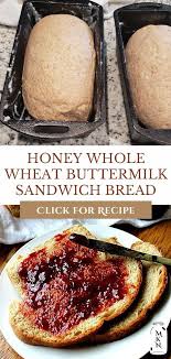 Honey Whole Wheat Bread Easy Sandwich Bread Recipe Recipe In 2020 Simple Sandwiches Sandwich Bread Recipes