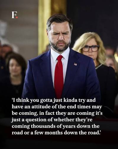 U.S. Vice President JD Vance has spoken about his lifelong fascination with biblical prophecy, the “end times” and the attempted assassination of President Donald Trump in a Christian podcast. Appearing on the
