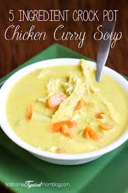 It's such a great way to fill up on a low calorie food! 5 Ingredient Crock Pot Chicken Curry Soup Tgif This Grandma Is Fun
