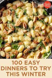 100 Easy Dinners To Try This Winter Healthy Winter Meals Easy Winter Recipes Winter Dinner Recipes