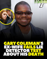🚨 Gary Coleman's ex-wife failed a lie detector test when quizzed over his  fatal fall...