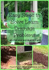Muddy, standing water on side of house? Easy Steps To Solve Lawn Drainage Problems Backyard Drainage Drainage Solutions Yard Drainage
