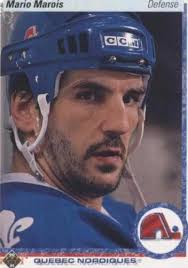 1990-91 UPPER DECK #8 MARIO MAROIS SIGNED AUTOGRAPHED CARD