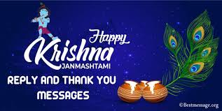 Free janmashtami 2021 wishes with your photo. Janmashtami Wishes Reply Janmashtami Thank You Messages