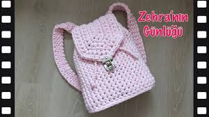 Penye Ipten Astarli Sirt Cantasi Yapimi Penye Ipten Kolay Sirt Cantasi Yapimi Youtube Canta Yapim Tarifleri Orme Cantalar Canta