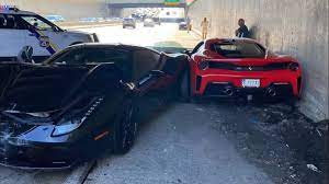 Bandera roja en la q2. Estos Tres Ferrari Protagonizan Un Extrano Accidente