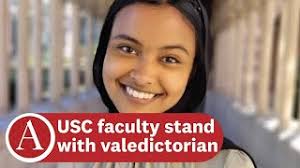 Concerned USC faculty demands university to reinstate valedictorian speech 