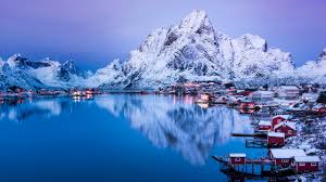 Reine Lofoten Norway 2560 1440 Wallpaper Norway Wallpaper Beautiful Nature Dark Romantic