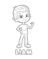 Free coloring pages to color online. Liam From Rusty Rivets Coloring Page Free Printable Coloring Pages For Kids