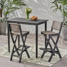 1 table and 6 dining chairs. Patio High Top Table Target