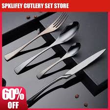 Saw something that caught your attention? Spklifey Cutlery Steel Cutlery Set Stainless Steel Cutlery Fork Spoon Forks Knives Spoons And Fork Set Tableware Dinner Sets Dinnerware Sets Aliexpress