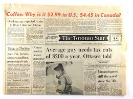 Vintage November 8 1977 Toronto Star Front Page Newspaper 2.99 In US 4.45  K687 | eBay