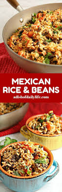 Mexican Rice And Beans Recipe With Images Bean Recipes Mexican Food Recipes Rice And Beans Recipe