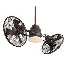 Fill your cart with color today! Minka Aire Vintage Gyro Ceiling Fan F802 Orb Bronze Double Fan