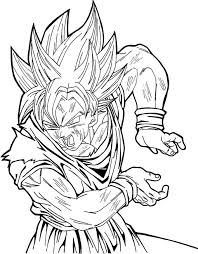 Customers who viewed this item also viewed. Download Dragon Ball Goku Transforms Into A Super Saiyan 1 Strong Coloring Home