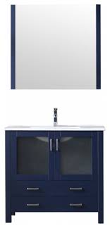 We did not find results for: 36 Inch Modern Navy Blue Bathroom Vanity Ceramic With Integrated Sink Transitional Bathroom Vanities And Sink Consoles By Unique Online Furniture Houzz