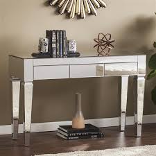 Get the best deals on mirror console tables. Boston Loft Furnishings Darvo Mirrored Modern Console Table Atg3963 Rona
