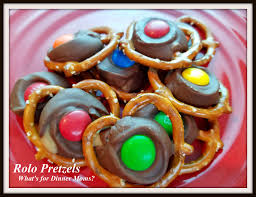 Gather up your group of angels and help them glue a wooden bead to the top of a hershey's® kiss® candy. Christmas Treats Rolo Pretzels What S For Dinner Moms