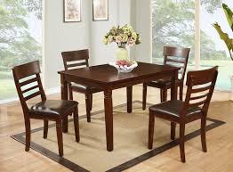 5 Piece Cherry Dinette Table And 4 Chairs 399 00 Dk Cherry Finish Table 36 X 48 X 3 Round Kitchen Table Set Kitchen Table Settings Round Kitchen Table