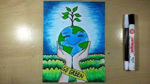 Modul pembuatan poster lingkungan go green : Cara Membuat Poster Bertema Go Green Youtube