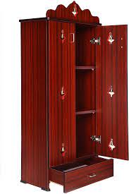 No separate provisions are made for a pooja space. Generic Multi Ply Pooja Cupboard Rosewood Buy Online In Germany At Desertcart 76146422